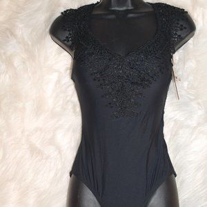 Black Bodysuit BY SOCIAL ANGEL Size S